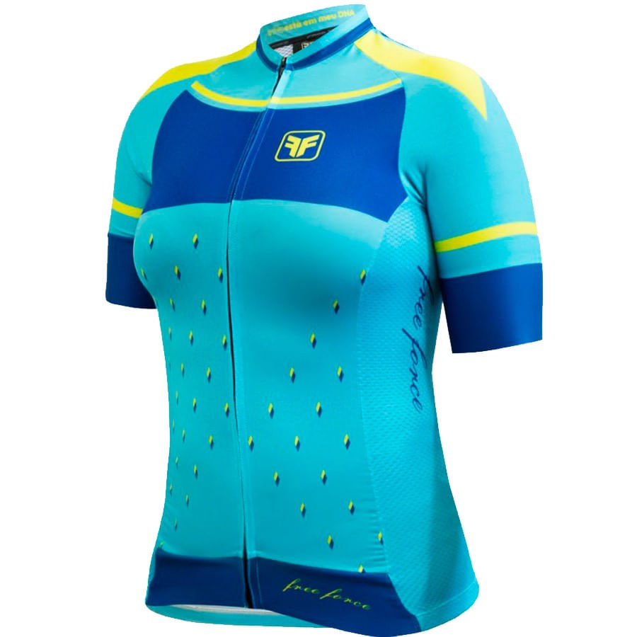 camisa ciclismo feminina free force