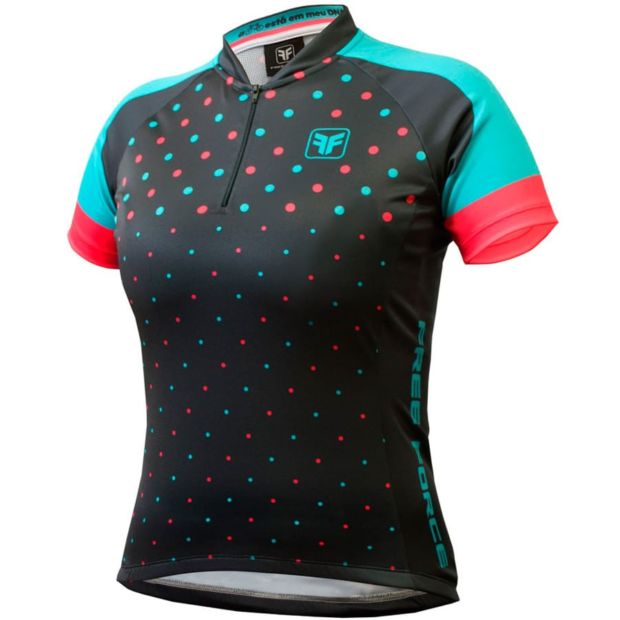 camisa de ciclismo feminina