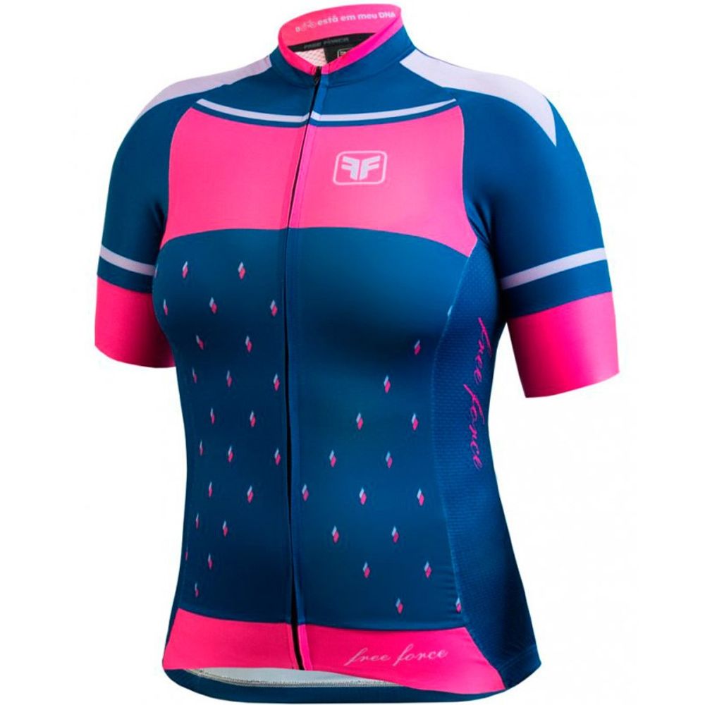 camisa ciclismo feminina free force