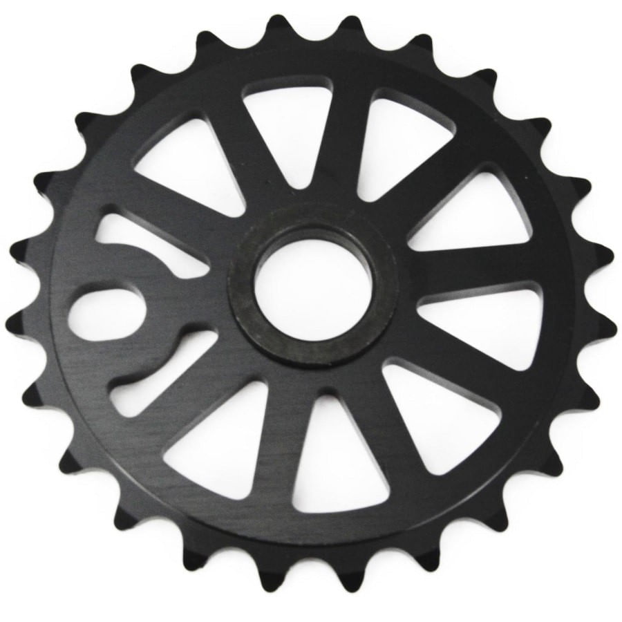 Coroa de Bicicleta BMX Preta 24 Dentes 23.8mm / 19mm 2611