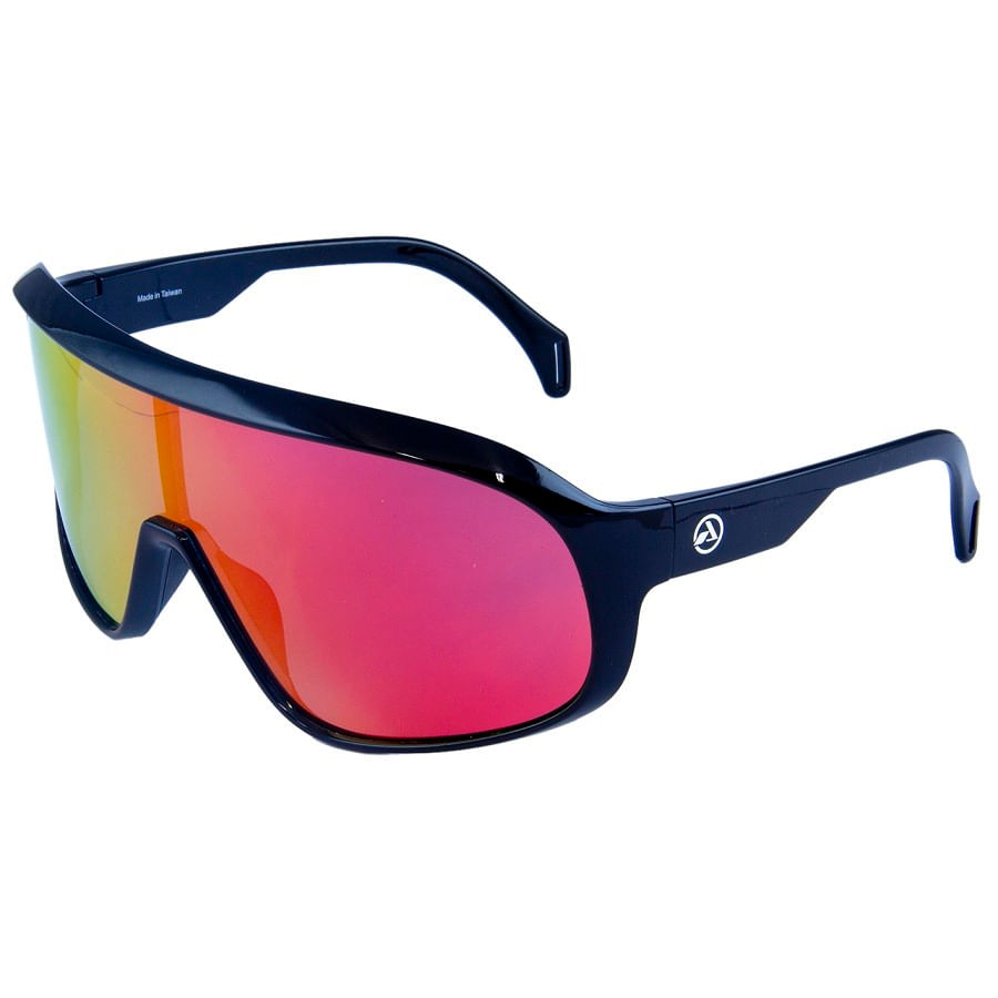 Óculos para Ciclismo Absolute Nero Polarizado UV400 Lente Vermelha 8047