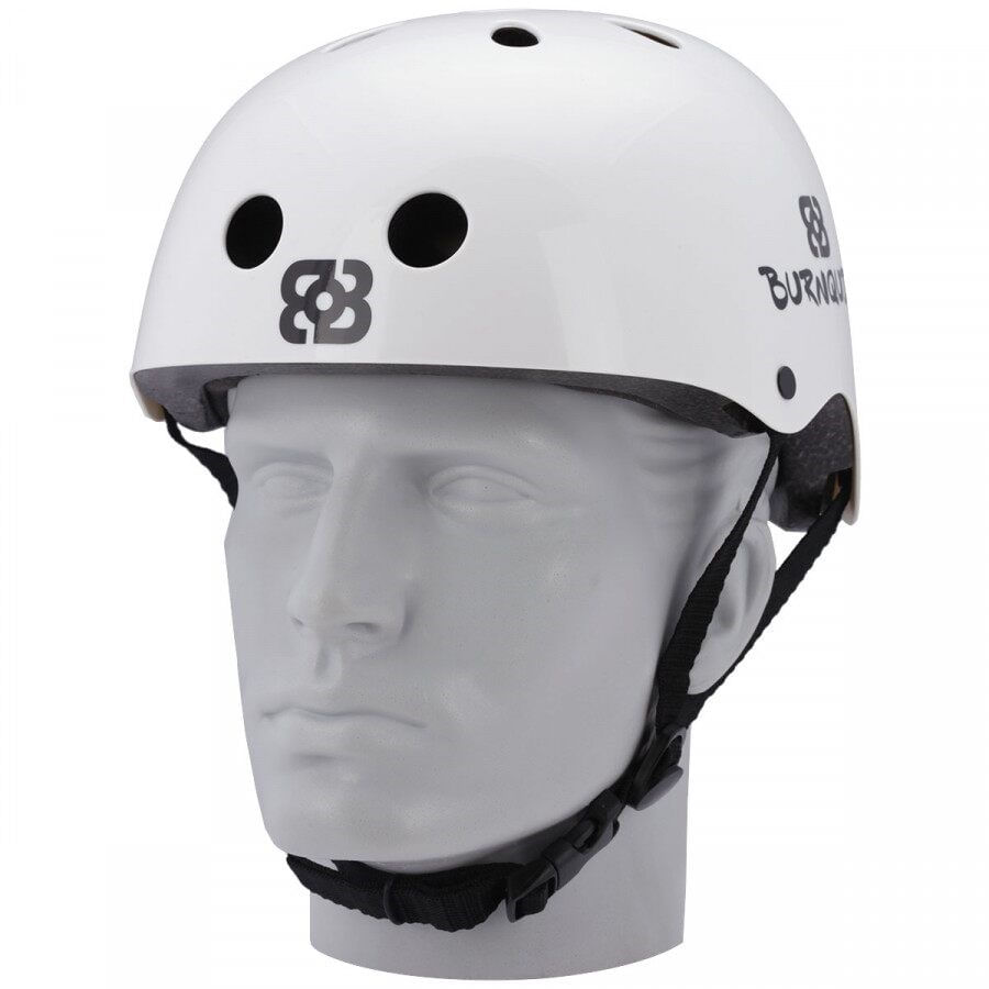 Capacete Coquinho Bob Burnquist Branco Bmx - Skate 6881