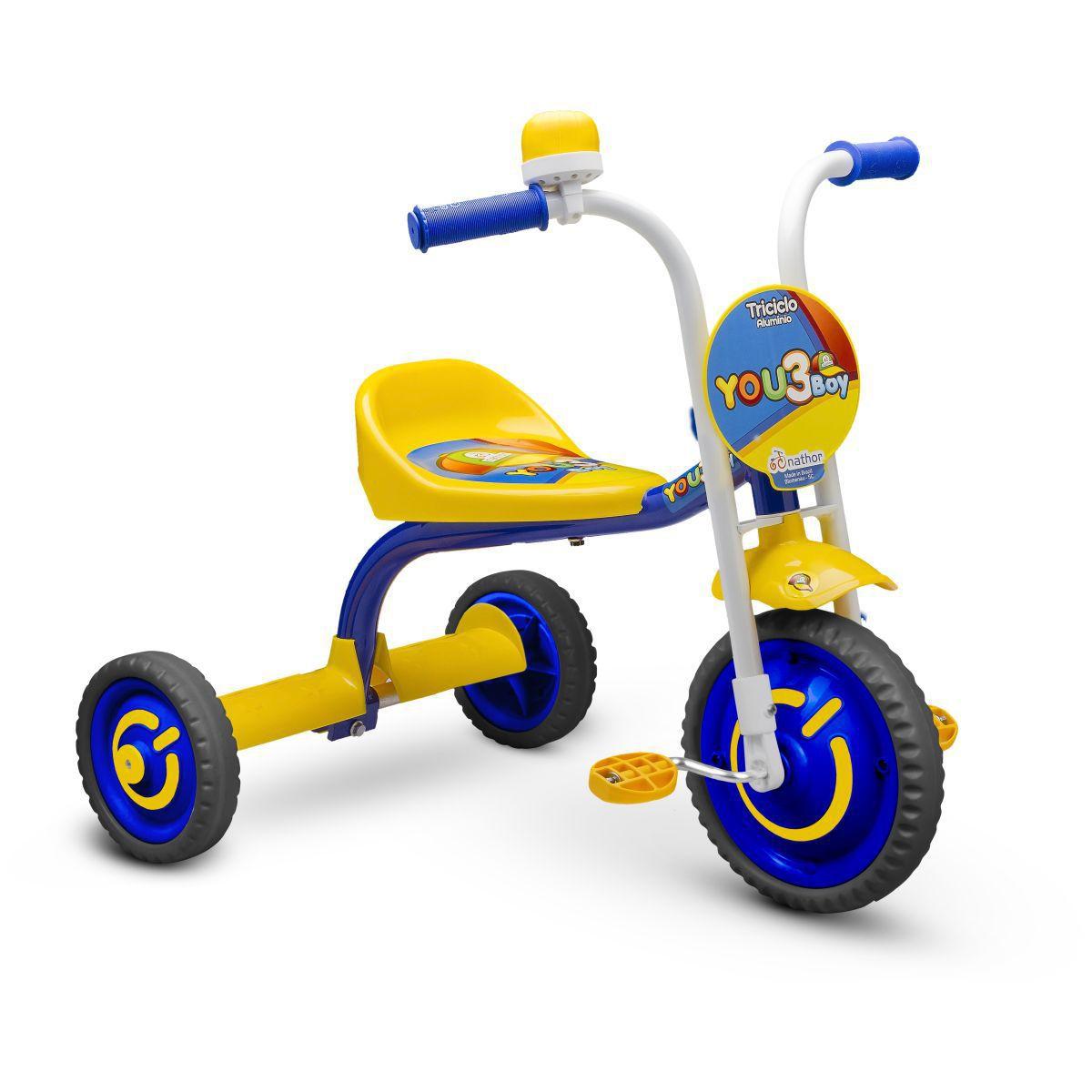 Triciclo-Infantil-You-3-Boy-Nathor-Azul-Amarelo-2776