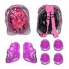 Kit-de-Protecao-Infantil-Capacete-Joelheiras-Cotoveleiras-Rosa---6564